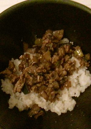 ひき肉と茄子の甘辛炒め-レシピのメイン写真
