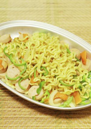 カレー焼きそば-レシピのメイン写真