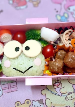 けろけろけろっぴ弁当　キャラ弁-レシピのメイン写真