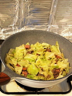 キャベツとベーコンのひき肉炒め-レシピのメイン写真