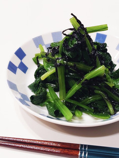 定番副菜。ほうれん草のりあえ-レシピのメイン写真