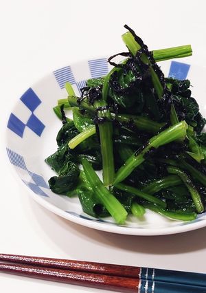 定番副菜。ほうれん草のりあえ-レシピのメイン写真