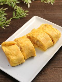 簡単!ツナちくわの厚焼き玉子-レシピのメイン写真