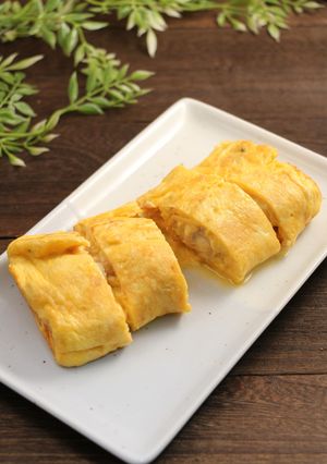 簡単！ツナちくわの厚焼き玉子-レシピのメイン写真