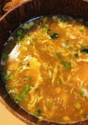 レトルト味噌汁●溶き玉子の味噌汁-レシピのメイン写真