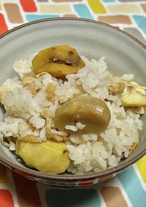超簡単☆栗しょうがご飯♪♪-レシピのメイン写真