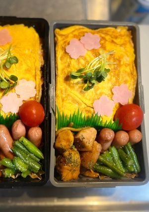 男子満足〜オムライス〜メンズ弁当　高校生-レシピのメイン写真