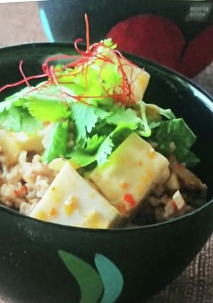 麻婆豆腐丼★アジアン風★ピリ辛★簡単夕食-レシピのメイン写真