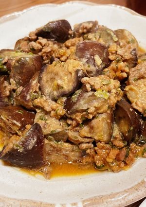 ナスの肉味噌炒め-レシピのメイン写真