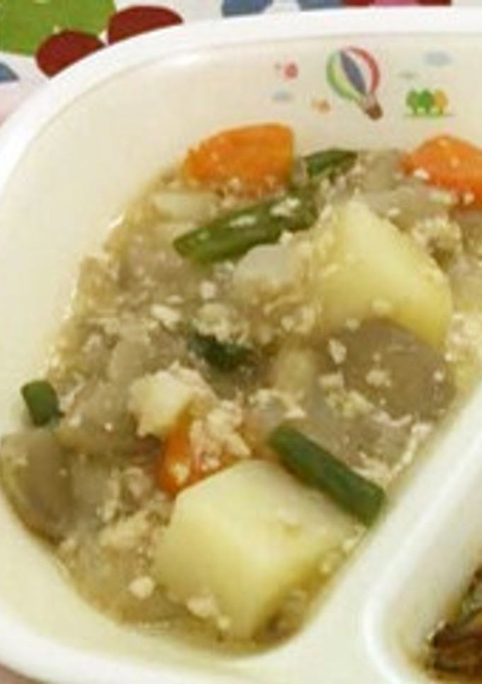 【学校給食かみかみレシピ】根菜のそぼろ煮-レシピのメイン写真