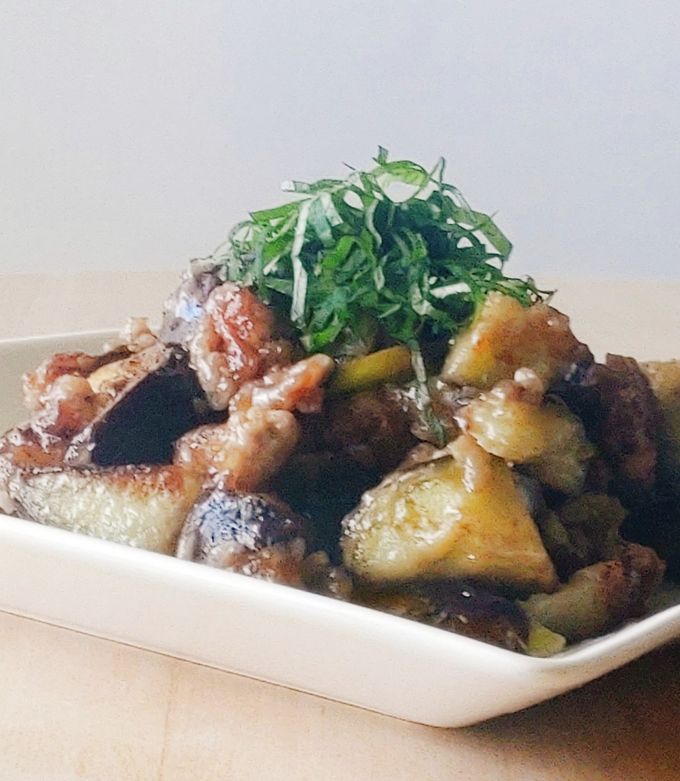 簡単夕食☆とろ〜茄子みそそぼろ煮☆お弁当 by マダム・フィーカ