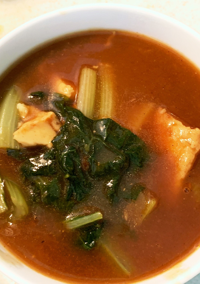 厚揚げと小松菜のカレー煮-レシピのメイン写真