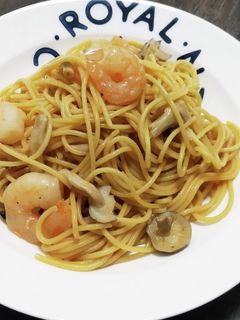 出汁が美味しい。えびときのこの和風パスタ-レシピのメイン写真