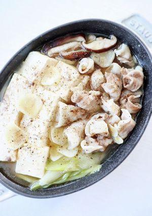 詰めて煮るだけ！簡単美味しい【塩肉豆腐】-レシピのメイン写真