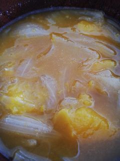かぼちゃスープ (煮物から)-レシピのメイン写真