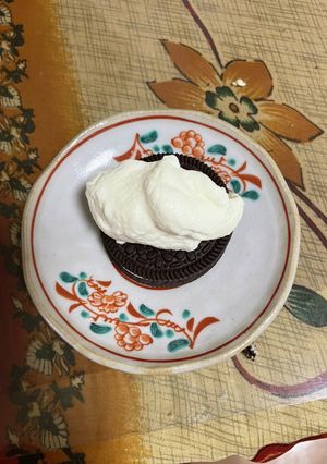 ノアール（オレオ）の生クリームのせ-レシピのメイン写真