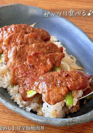 【楽めし】甘辛豚焼肉丼-レシピのメイン写真