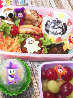 幼稚園のハロウィンキャラ弁-レシピのメイン写真