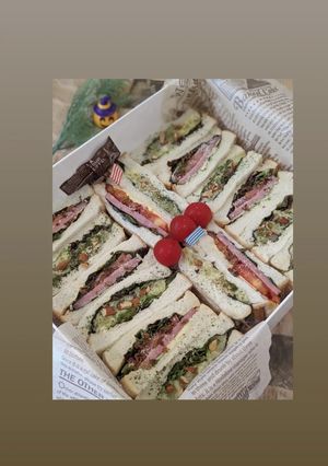 サンドイッチ弁当☆さつまいもデリ風サラダ-レシピのメイン写真
