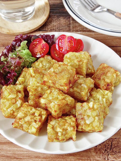 ☆簡単☆コンソメカレーハッシュドポテト-レシピのメイン写真
