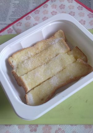 レンチンで食パンのお手軽ラスク風V2a-レシピのメイン写真