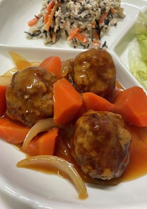 肉団子の酢豚風-レシピのメイン写真