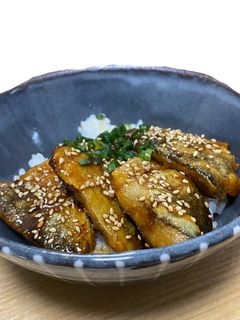 あじの竜田蒲焼き丼-レシピのメイン写真