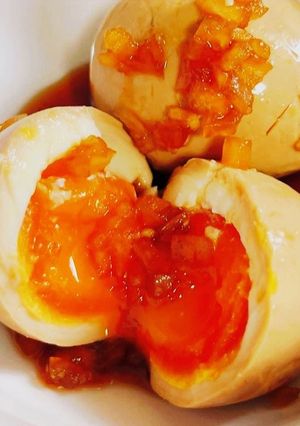 濃厚麻薬たまご(卵を剥きやすいコツも！)-レシピのメイン写真