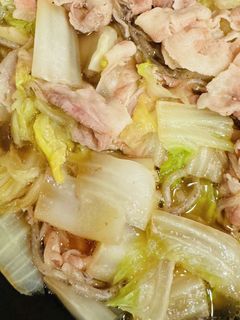 めんつゆで簡単♪白菜と豚バラの優しい煮物-レシピのメイン写真