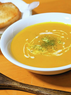 食材3つで簡単!かぼちゃのポタージュ-レシピのメイン写真