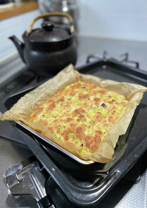 お塩パラリ〜さつまいもフォカッチャ-レシピのメイン写真