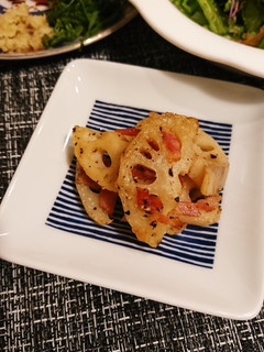 蓮根ベーコンきんぴら-レシピのメイン写真