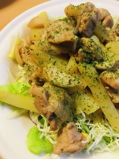 鶏肉の野菜炒め●鶏肉とジャガイモの炒め煮-レシピのメイン写真