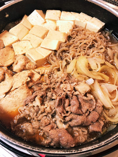 肉豆腐(牛&鶏むね肉)-レシピのメイン写真