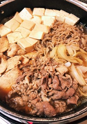 肉豆腐（牛＆鶏むね肉）-レシピのメイン写真