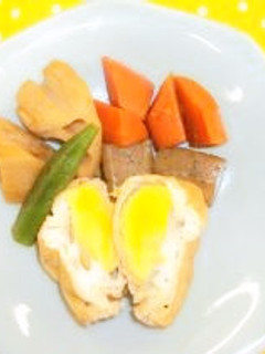 あげ包み卵の煮物-レシピのメイン写真
