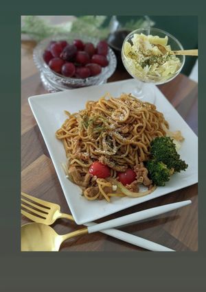 洋風イタリアン焼きそば☆ミニトマト-レシピのメイン写真