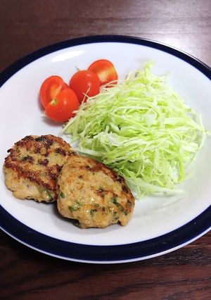 減塩 低たんぱく 鶏つくね 1人分-レシピのメイン写真