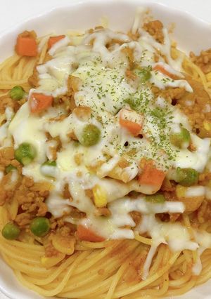焼きチーズカレーパスタ-レシピのメイン写真