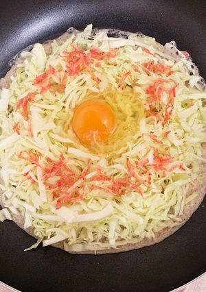 キャベツ焼き＊オートミールで簡単-レシピのメイン写真