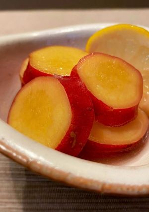 さつまいもの蜂蜜レモン煮-レシピのメイン写真