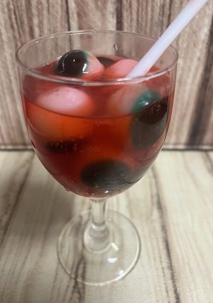ブラッドオレンジ目玉ソーダ-レシピのメイン写真