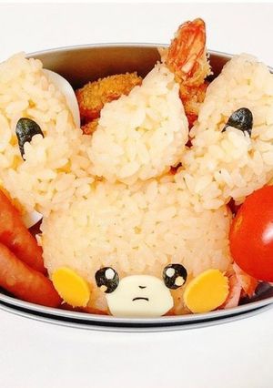 ポケモン　パモのキャラ弁-レシピのメイン写真