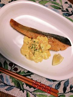 秋鮭のムニエルにタルタルソースon-レシピのメイン写真
