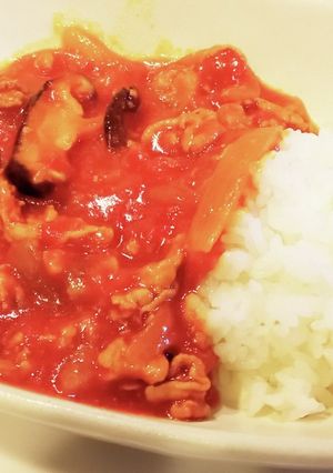 トマト缶で！簡単♪豚肉のハヤシライス-レシピのメイン写真