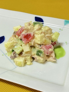 【幼児食】さつまいもサラダ-レシピのメイン写真