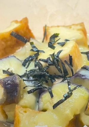 レンチン！なすと厚揚げのみそチーズ焼き-レシピのメイン写真