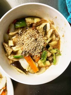 肉無豆腐簡単コク旨梅ポン味野菜炒め-レシピのメイン写真
