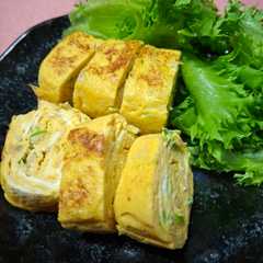 รูปของ 生姜とネギの厚焼き卵