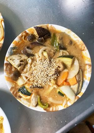 レンジ簡単きな粉洋風焼きそば味甘酢酢豚-レシピのメイン写真